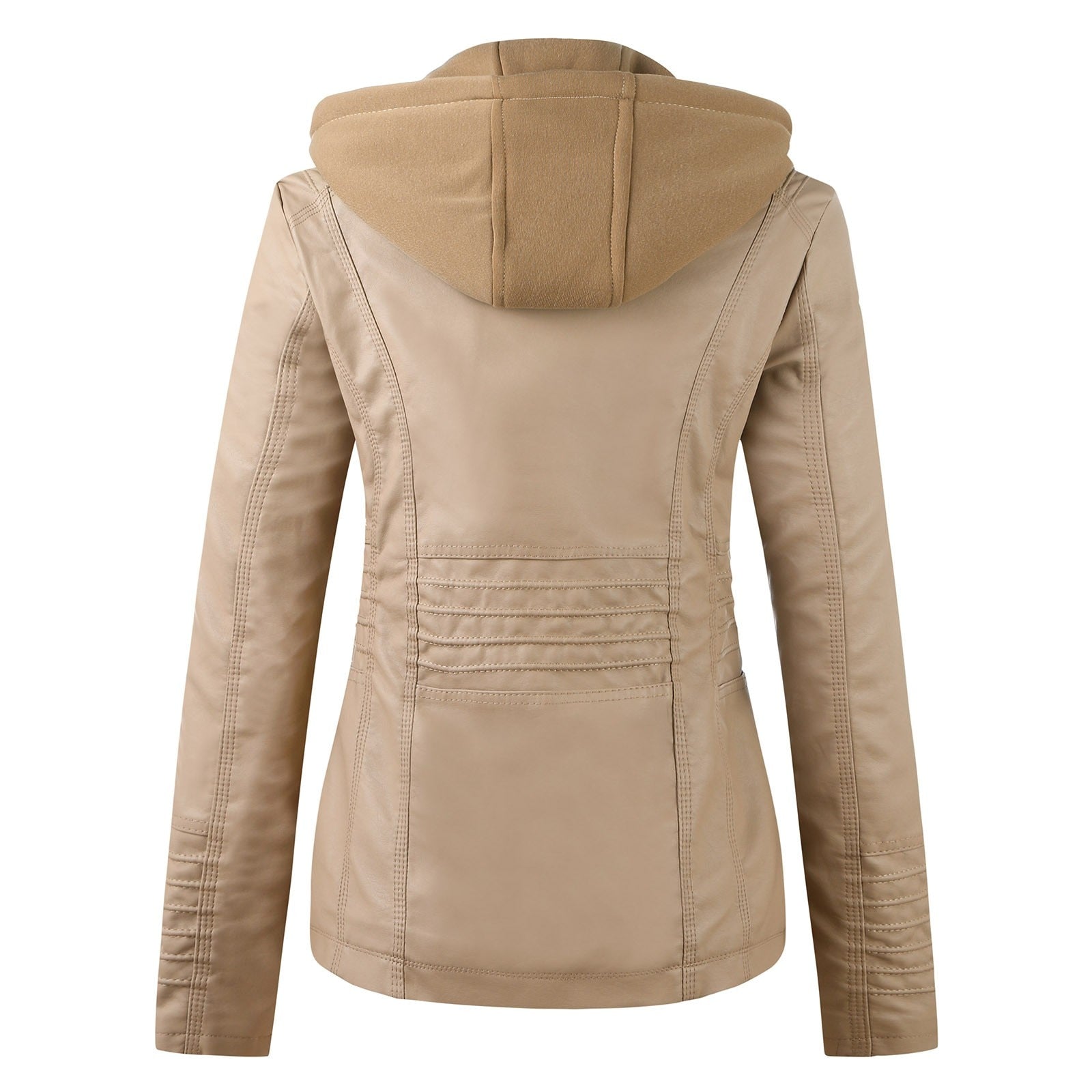 GR | Designer Leather Jacket with Hood
