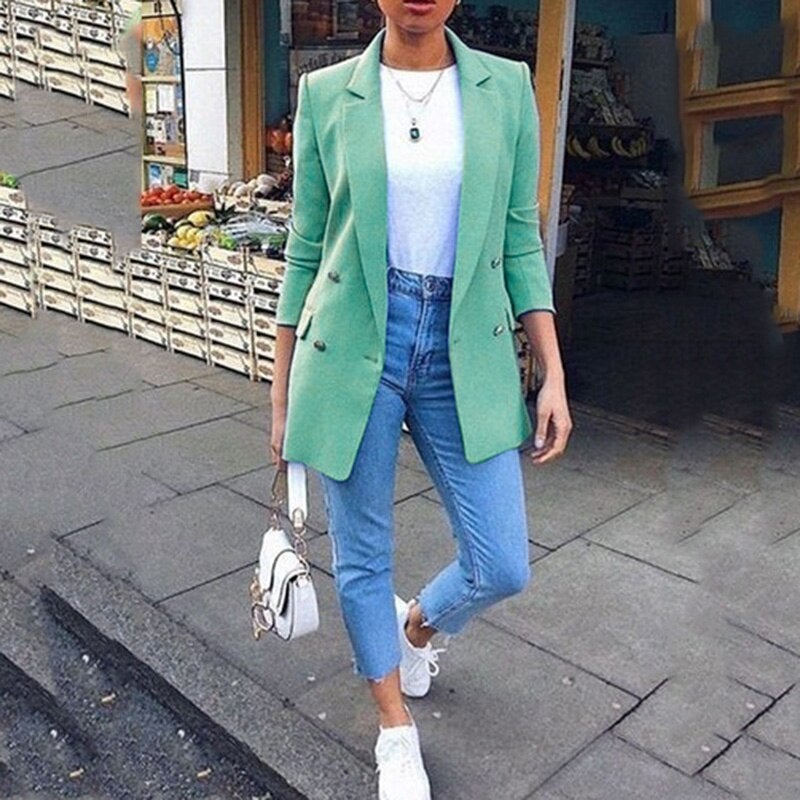GR | Fashionable long blazer
