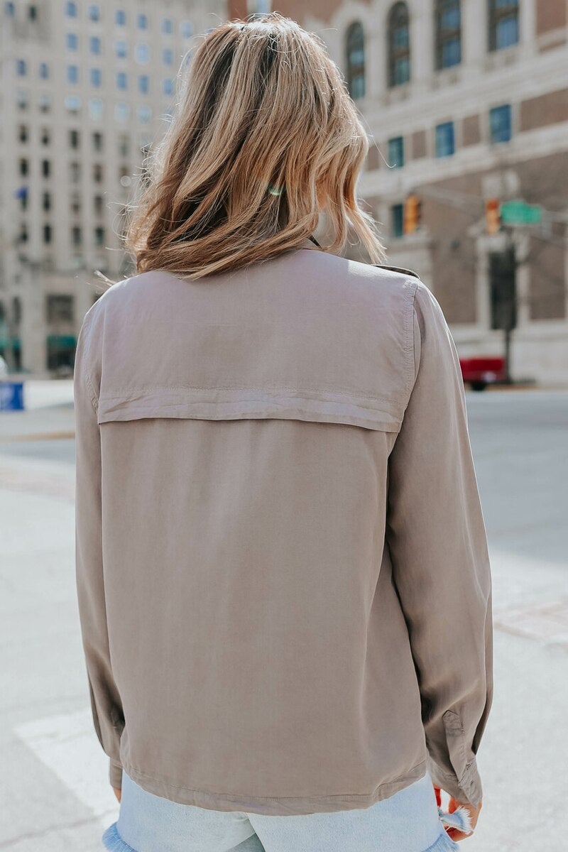 GR | Casual transitional jacket with zipper