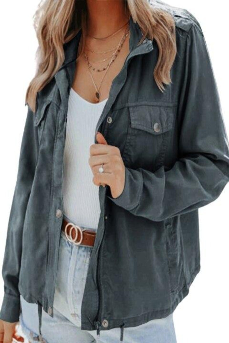 GR | Casual transitional jacket with zipper