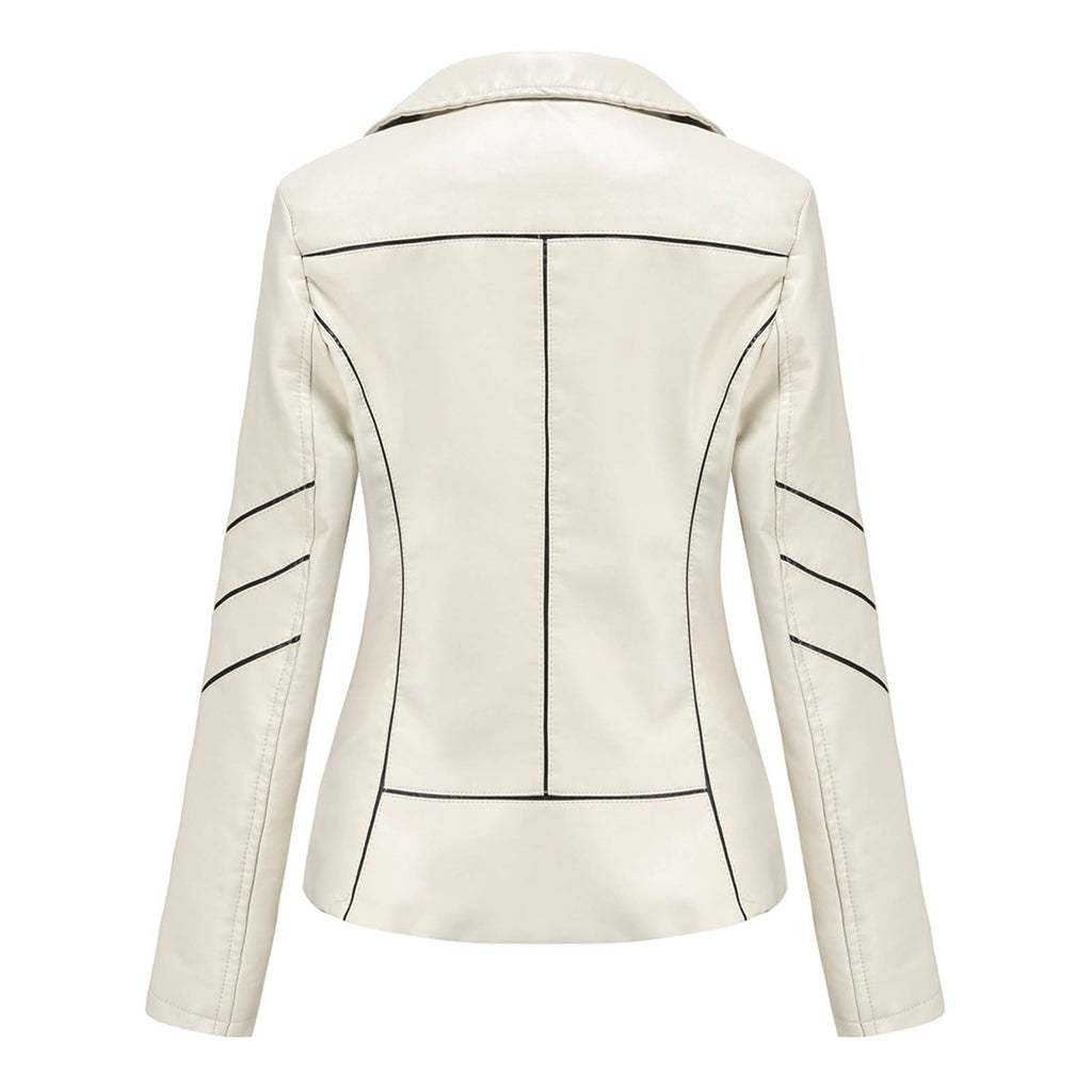 GR | Casual leather blazer