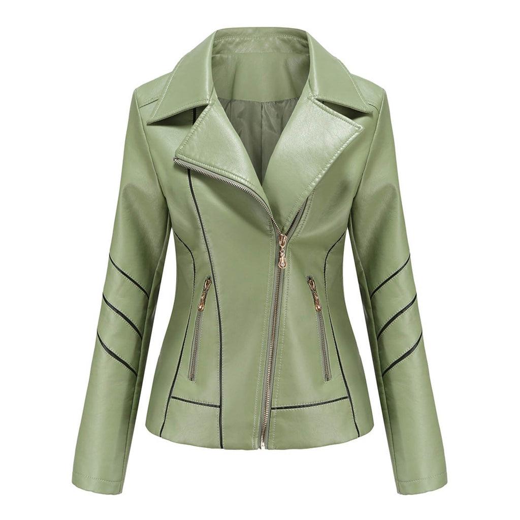 GR | Casual leather blazer