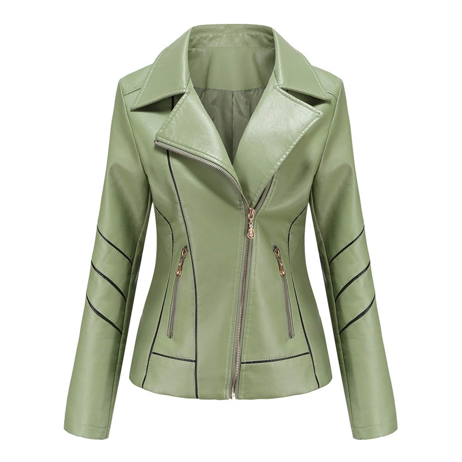 GR | Casual leather blazer