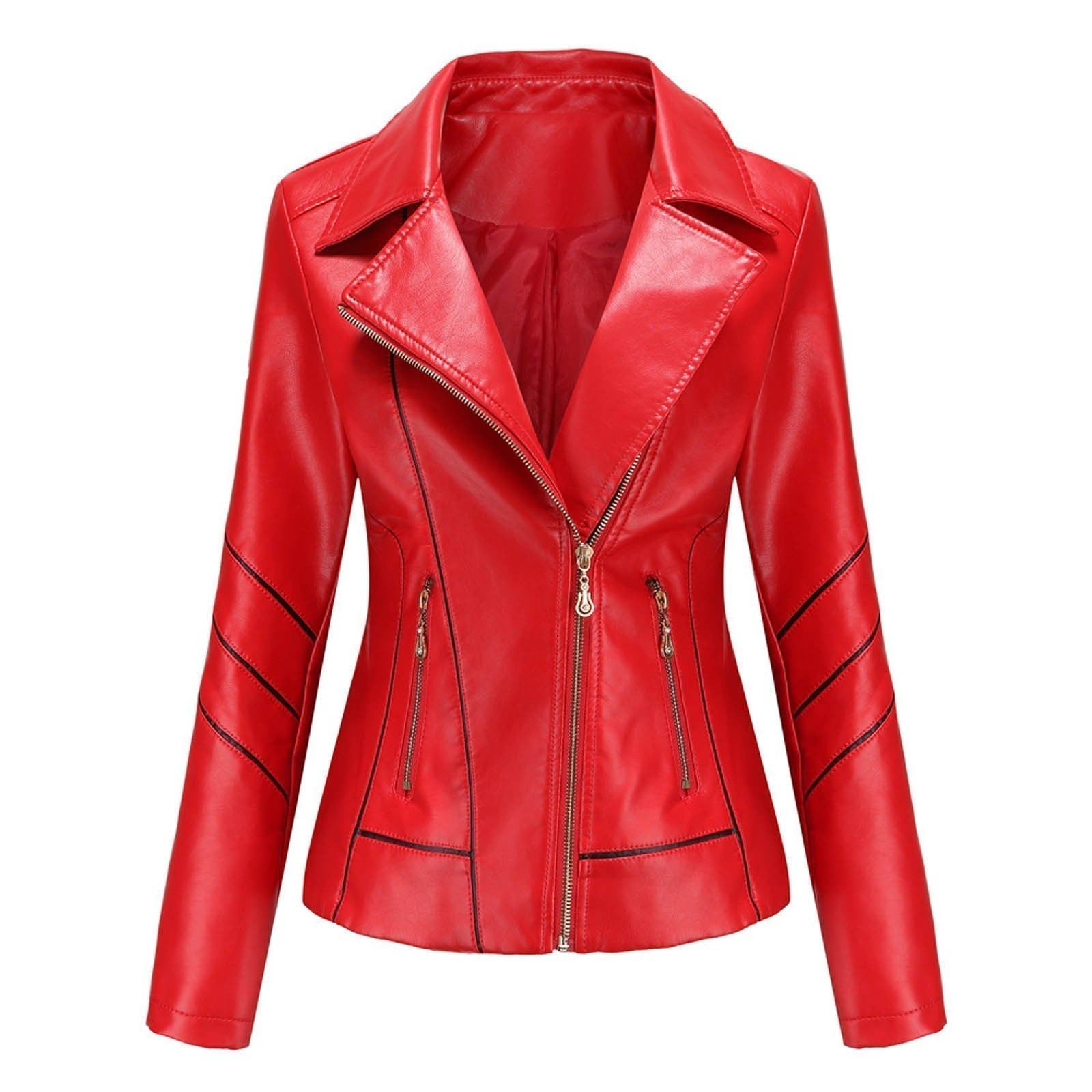GR | Casual leather blazer