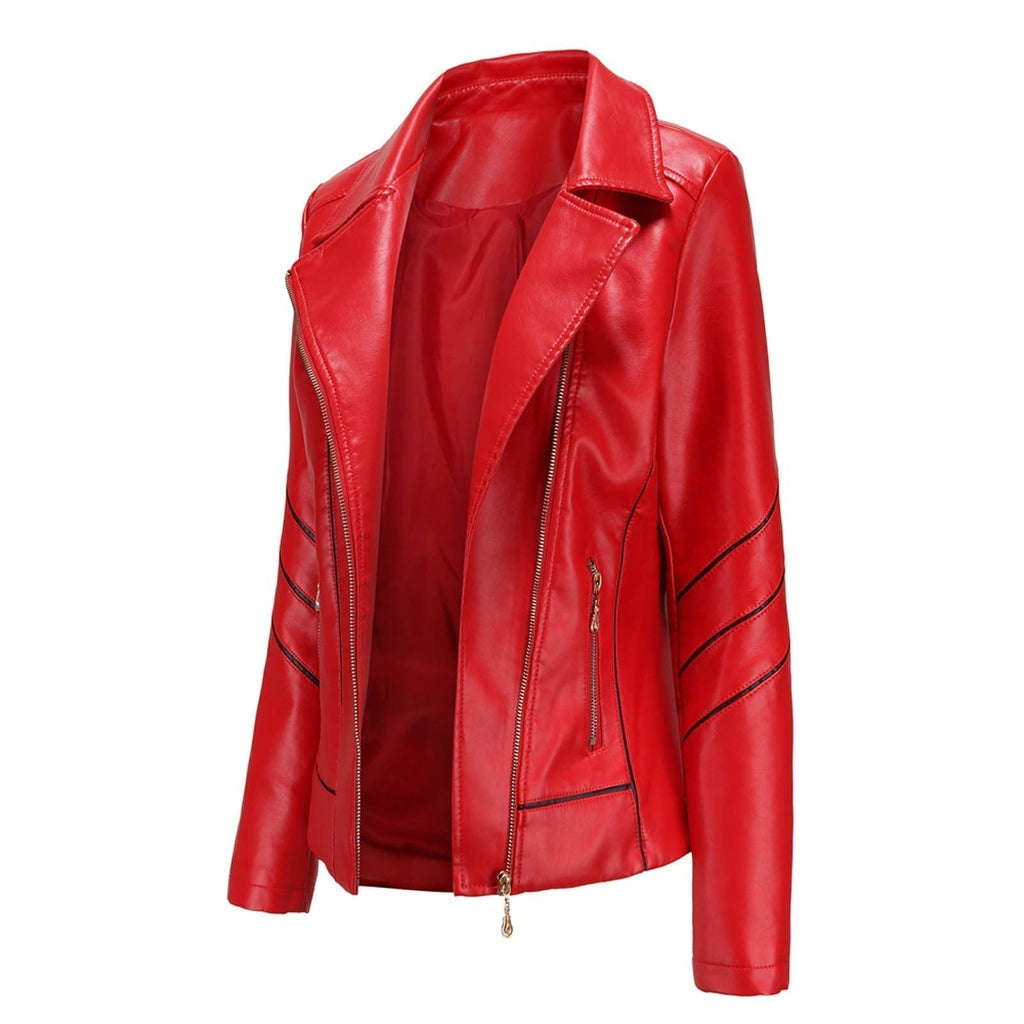 GR | Casual leather blazer