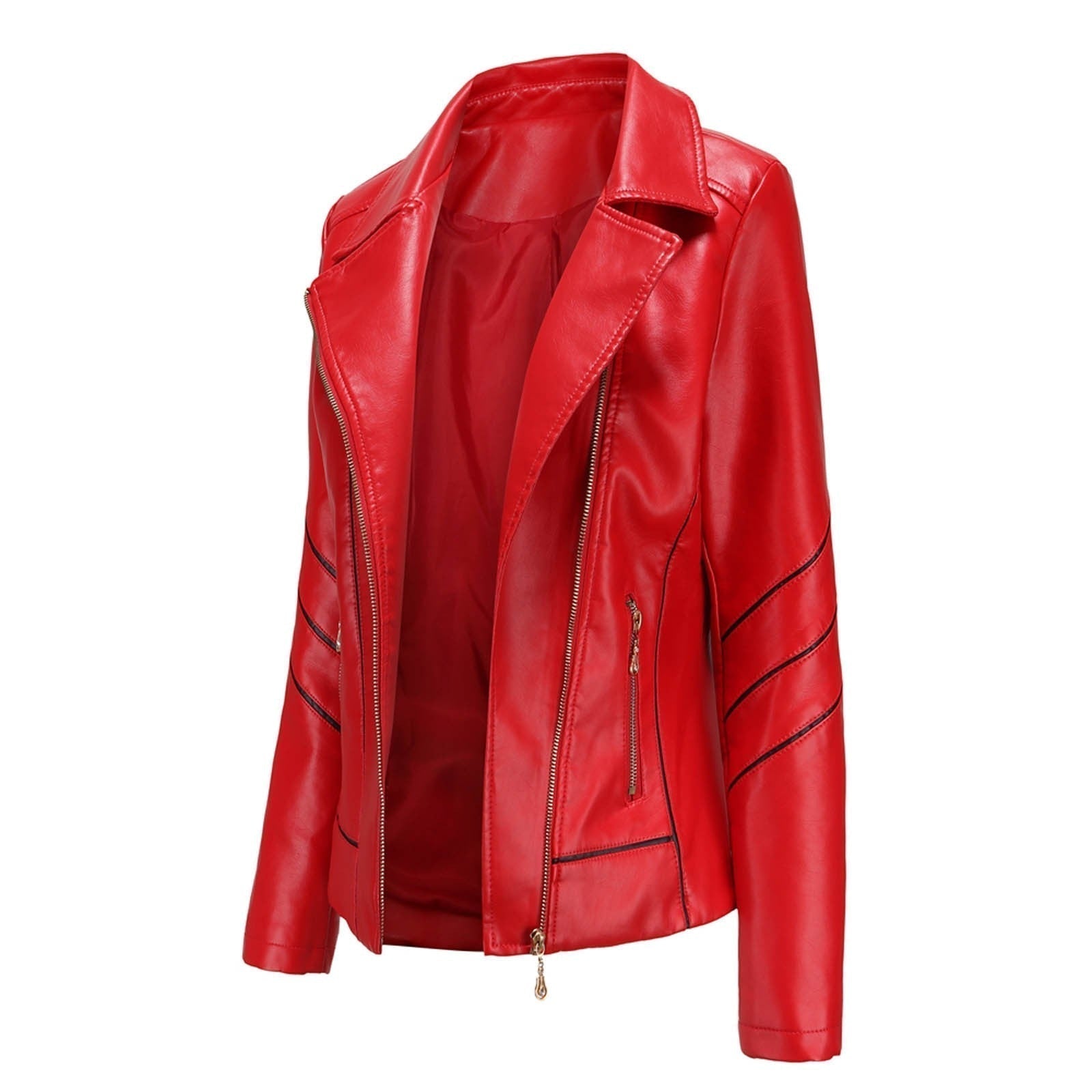 GR | Casual leather blazer