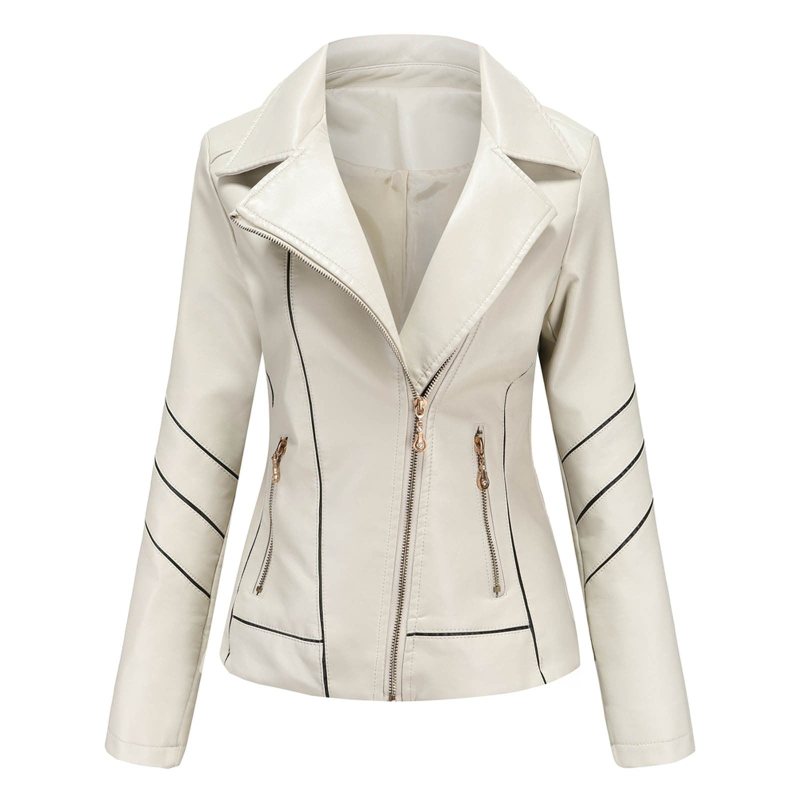 GR | Casual leather blazer