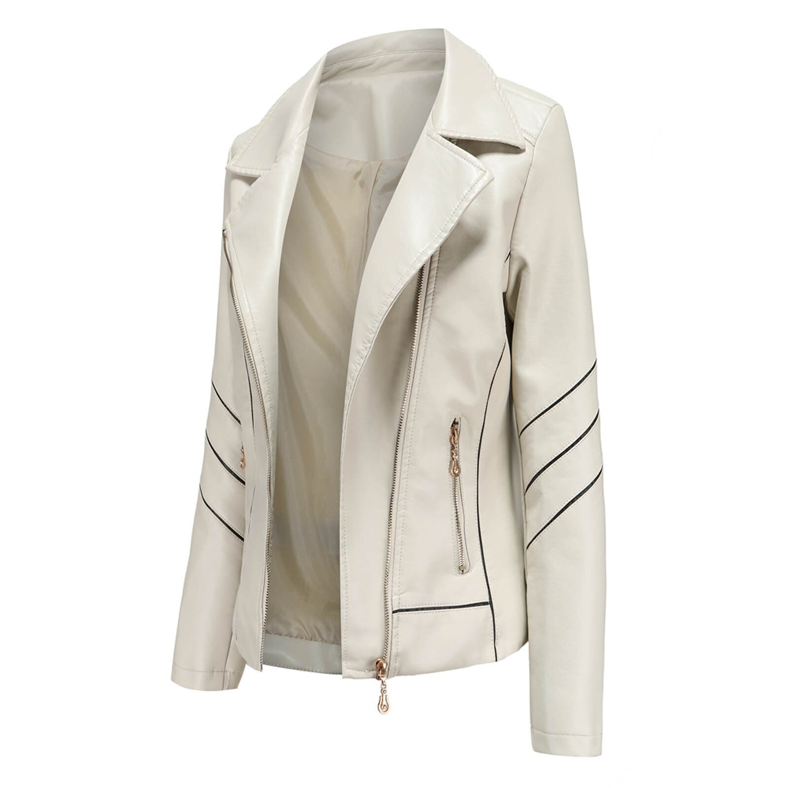 GR | Casual leather blazer