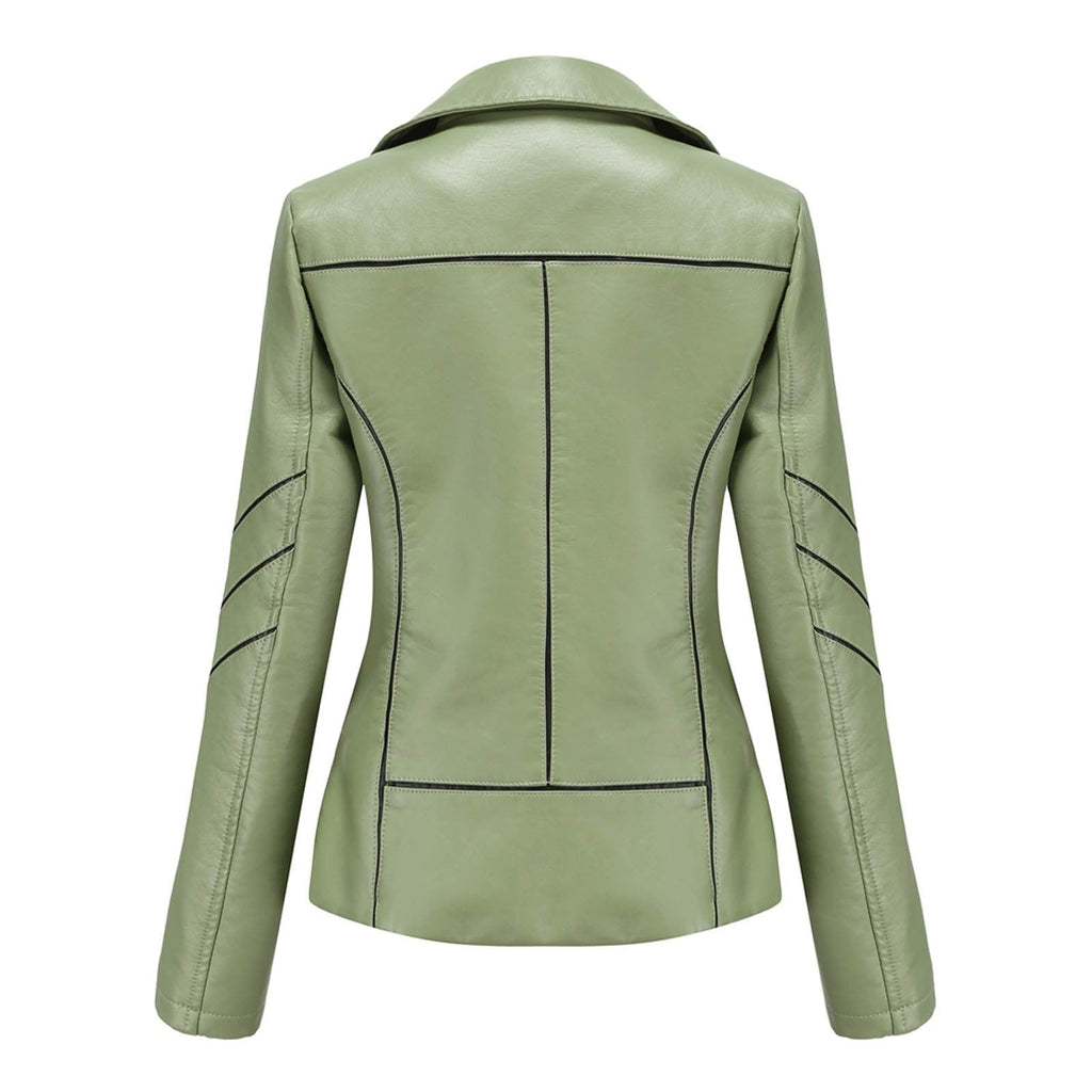 GR | Casual leather blazer