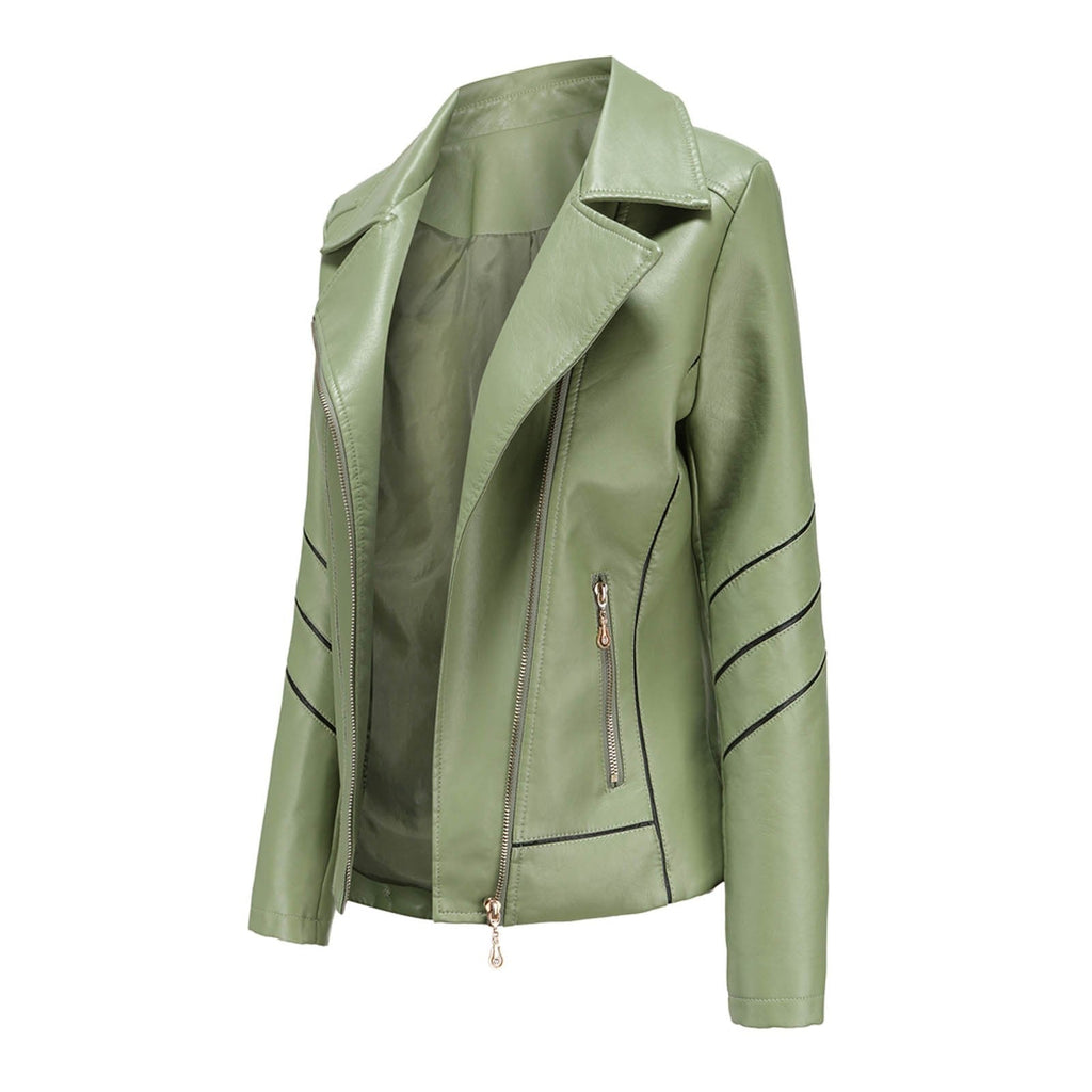 GR | Casual leather blazer
