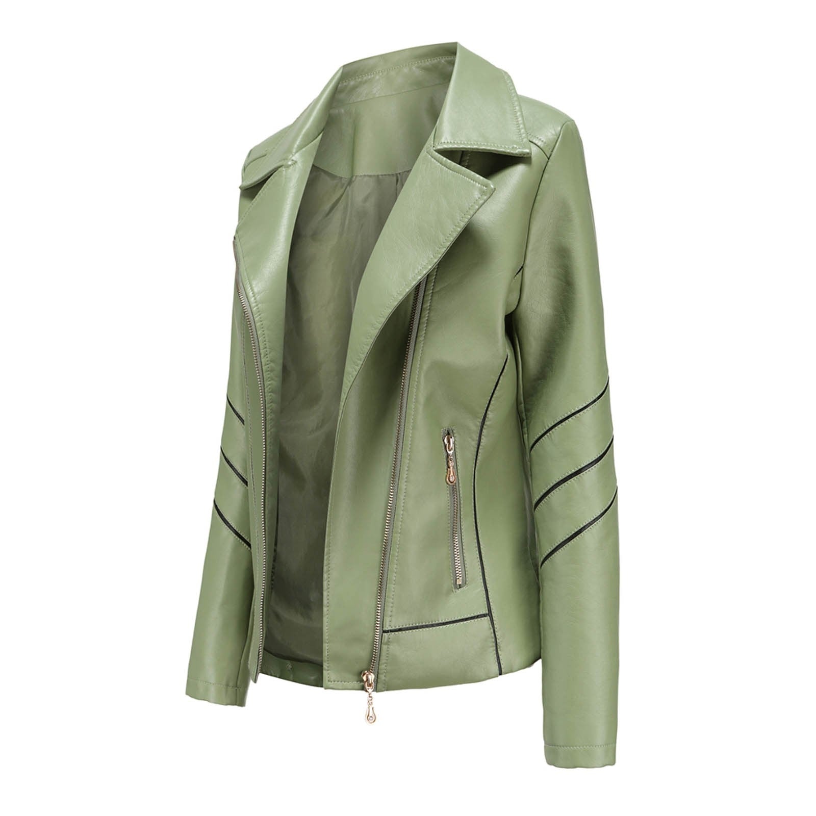 GR | Casual leather blazer