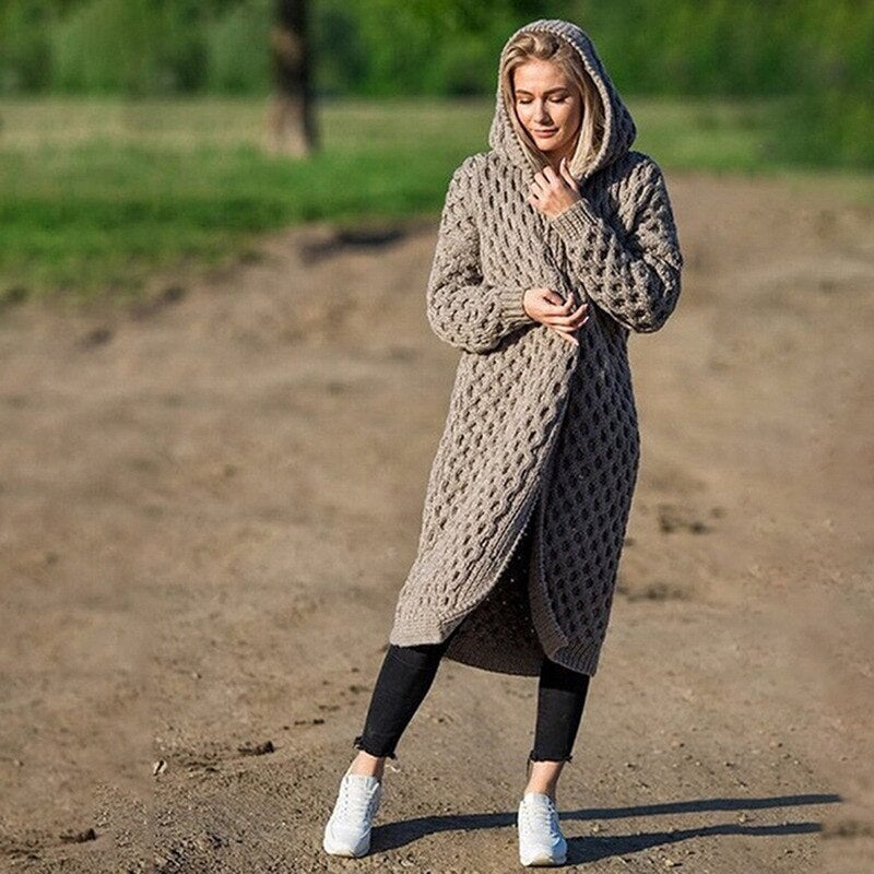 GR | Long knitted cardigan