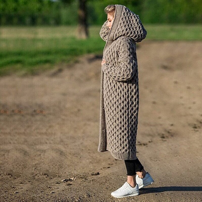 GR | Long knitted cardigan
