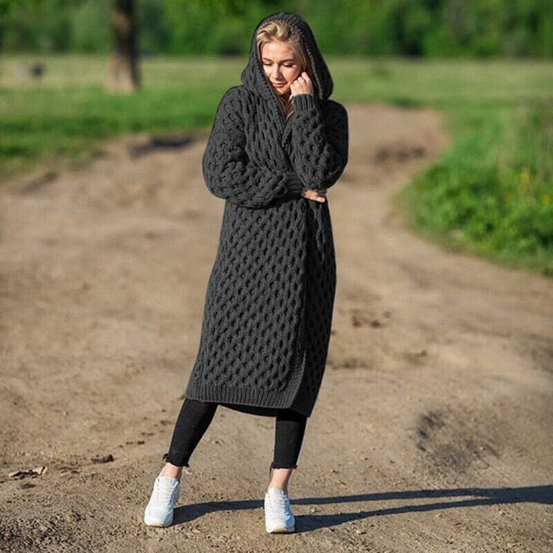 GR | Long knitted cardigan