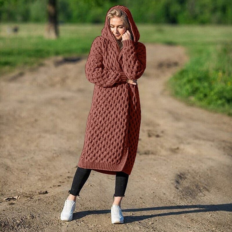 GR | Long knitted cardigan