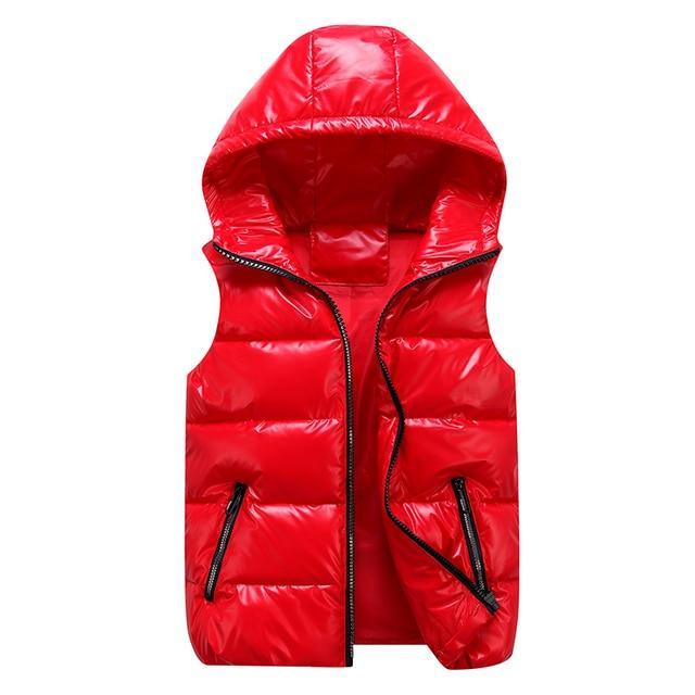 GR Style: Shiny quilted vest for stylish appearances