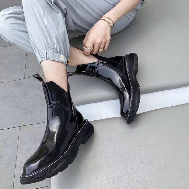 GR | Casual ankle boots with zipper