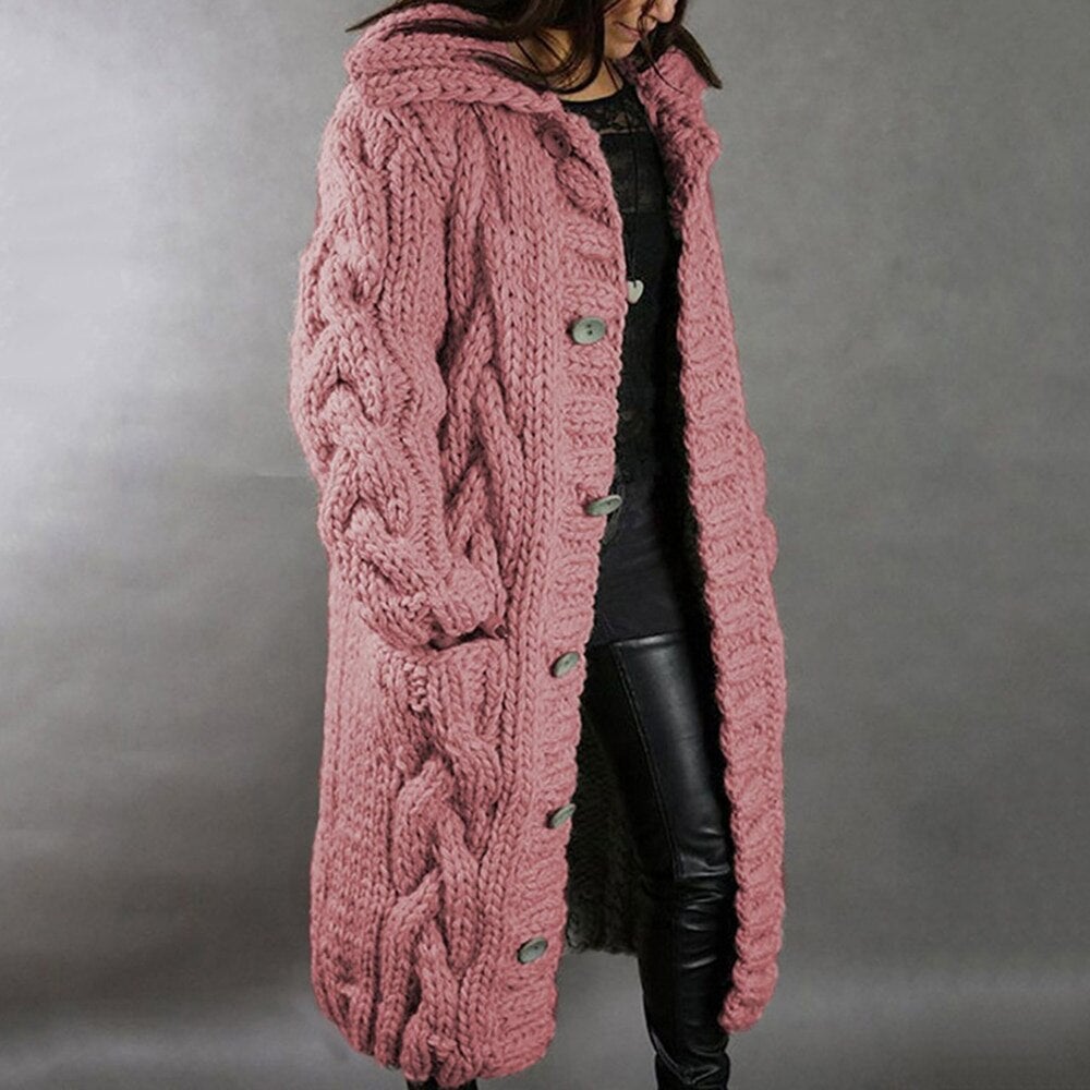 GR | Voluminöse Strickjacke