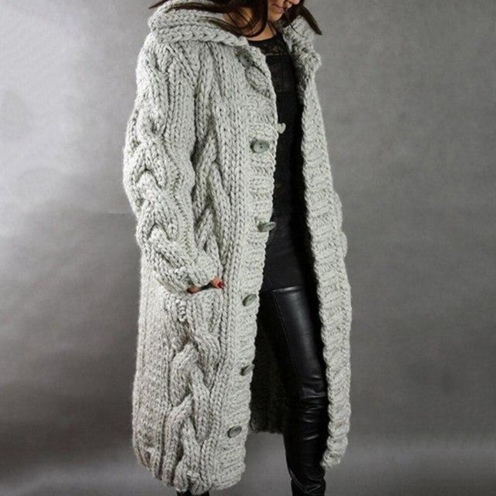GR | Voluminöse Strickjacke