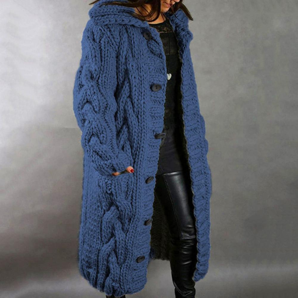 GR | Warme Longstrickjacke