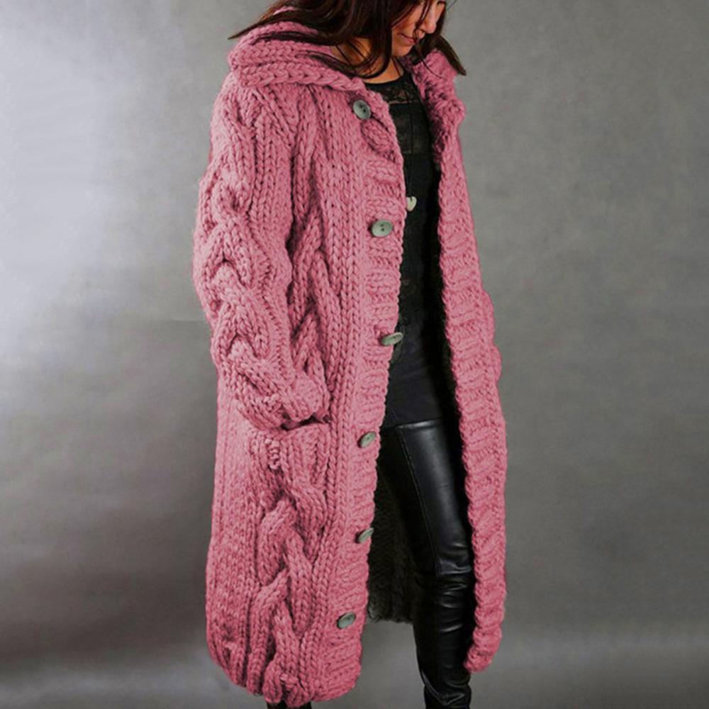 GR | Warme Longstrickjacke