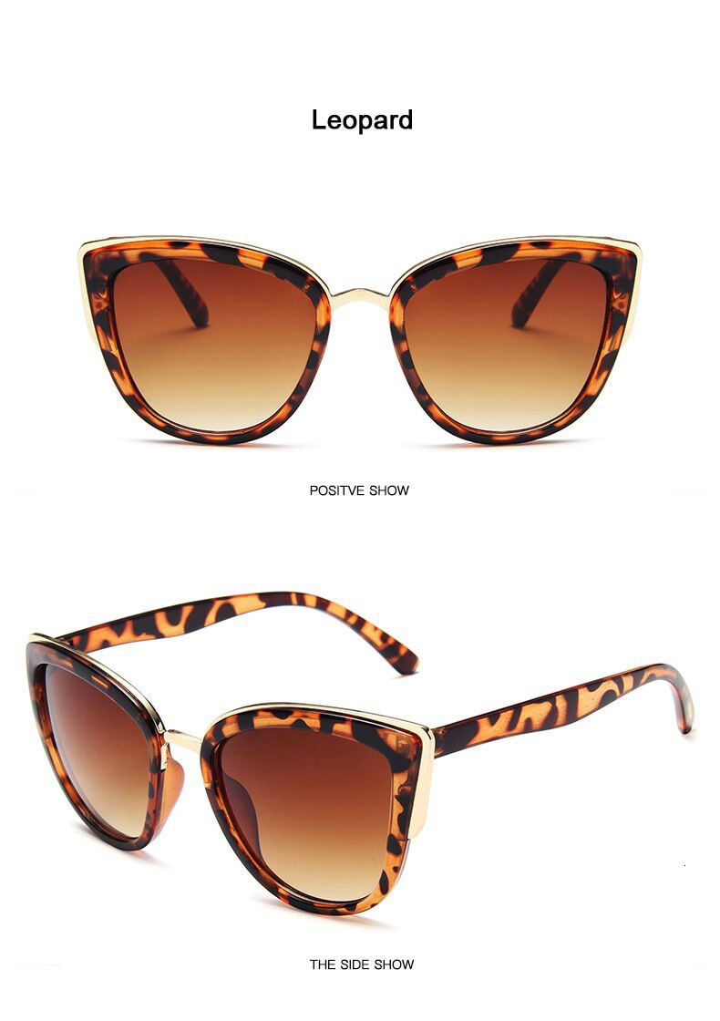 GR | Cat Eye Retro Driving Round Metal Frame Sunglasses