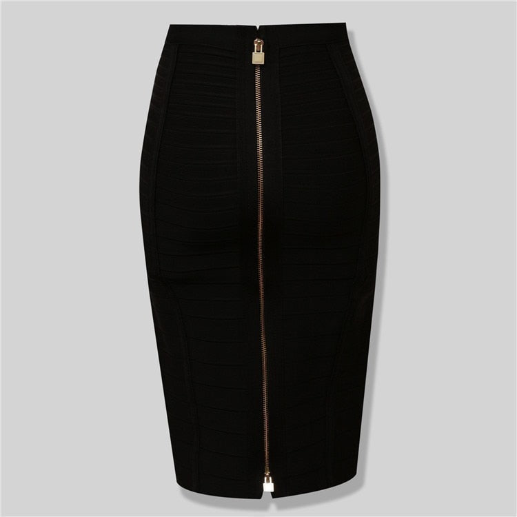 GR | Bodycon rayon bandage skirt
