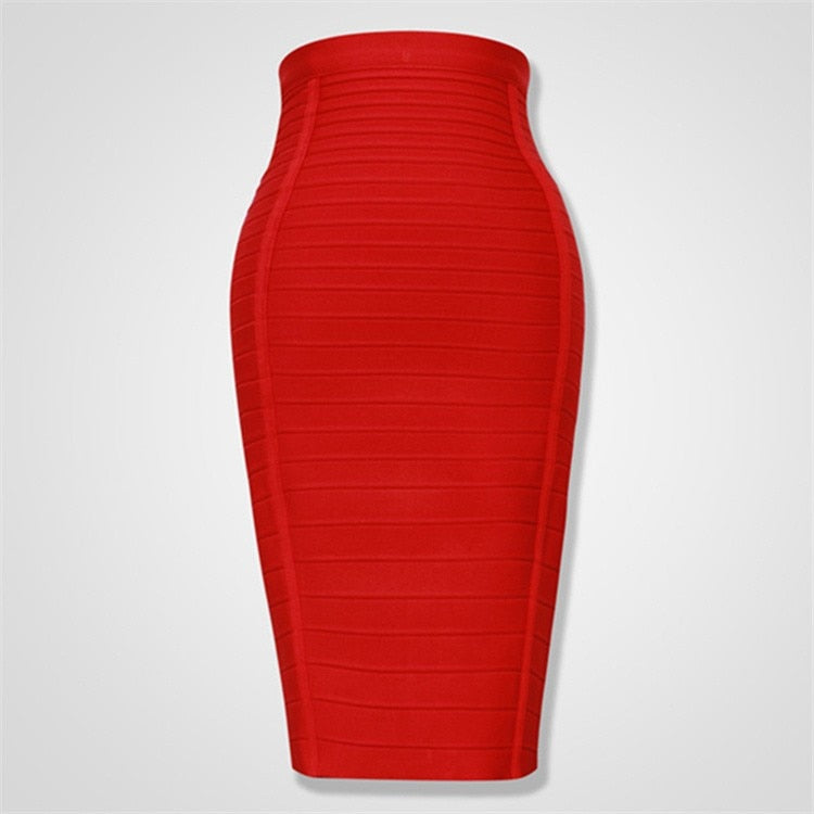 GR | Bodycon rayon bandage skirt
