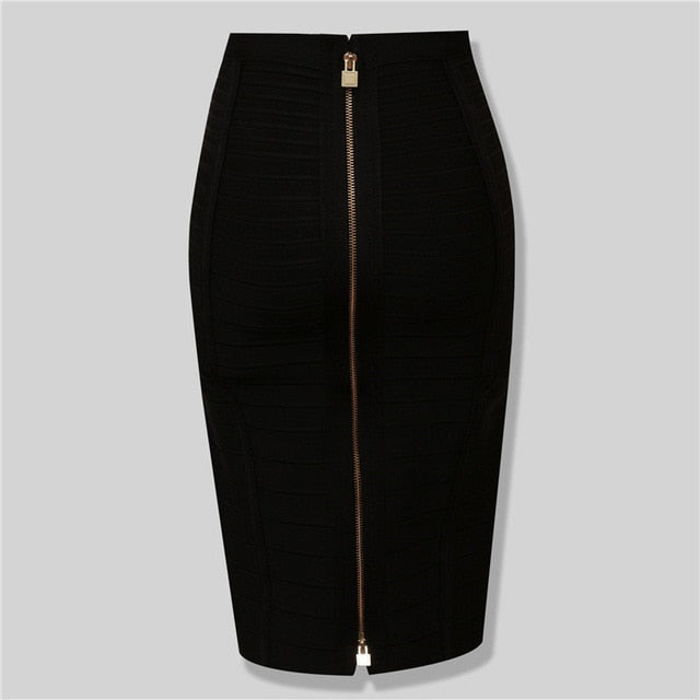 GR | Bodycon rayon bandage skirt