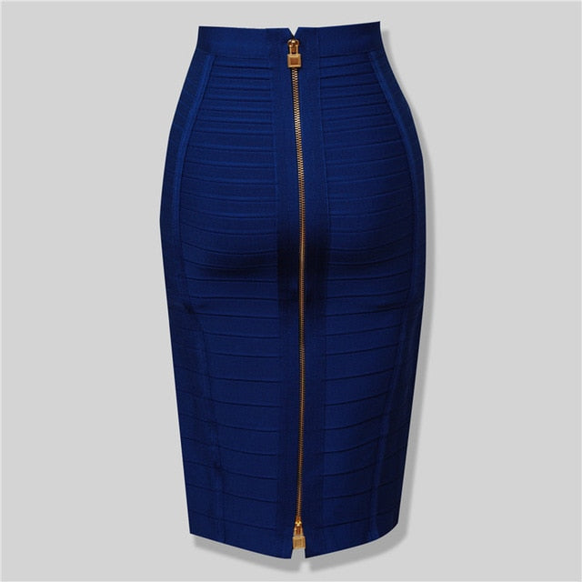 GR | Bodycon rayon bandage skirt