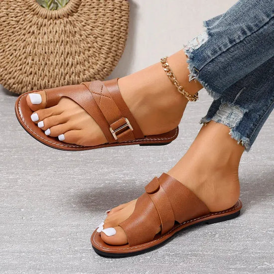 GR | Orthopedic sandals made of high-quality leather