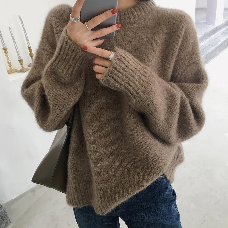 GR | Langarm-Pullover Für Mühelosen Stil Und Komfort Für Frauen