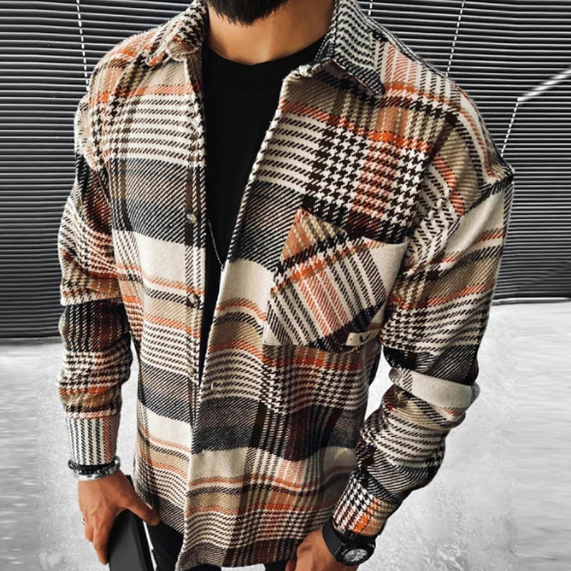 The stylish designer coat