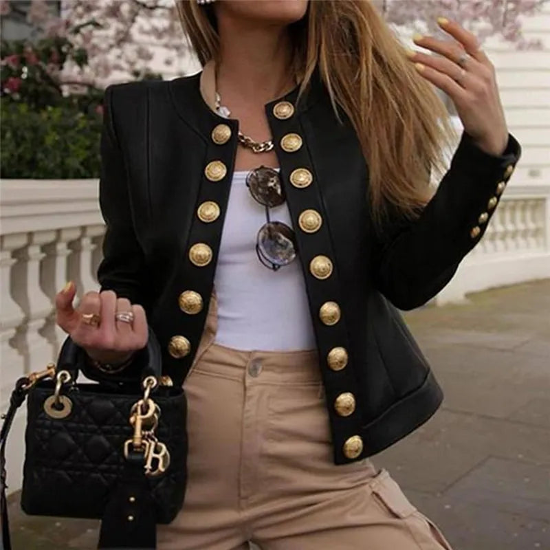 GR - Jacket with long sleeves and simple button placket