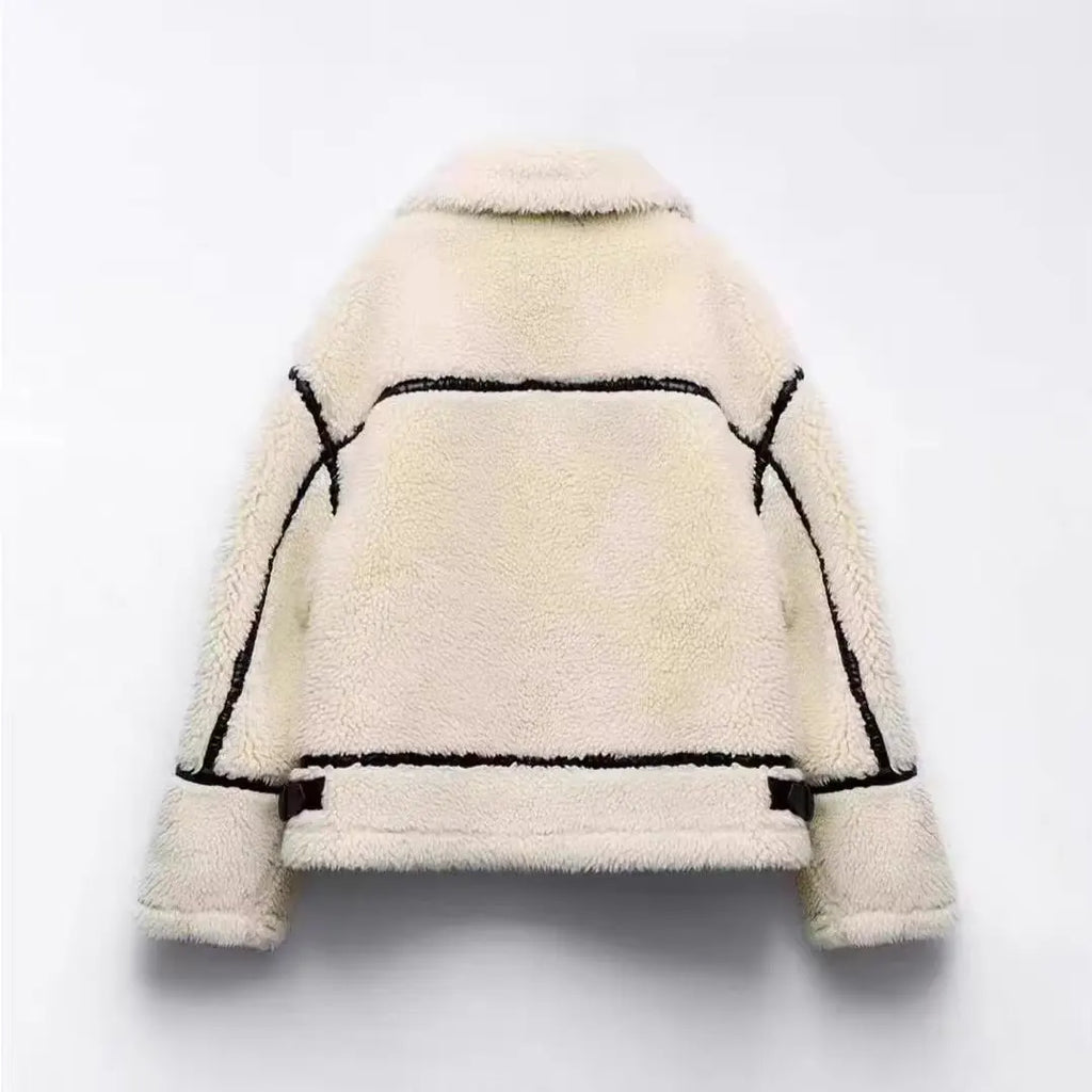 GR | Soft, warm teddy jacket 