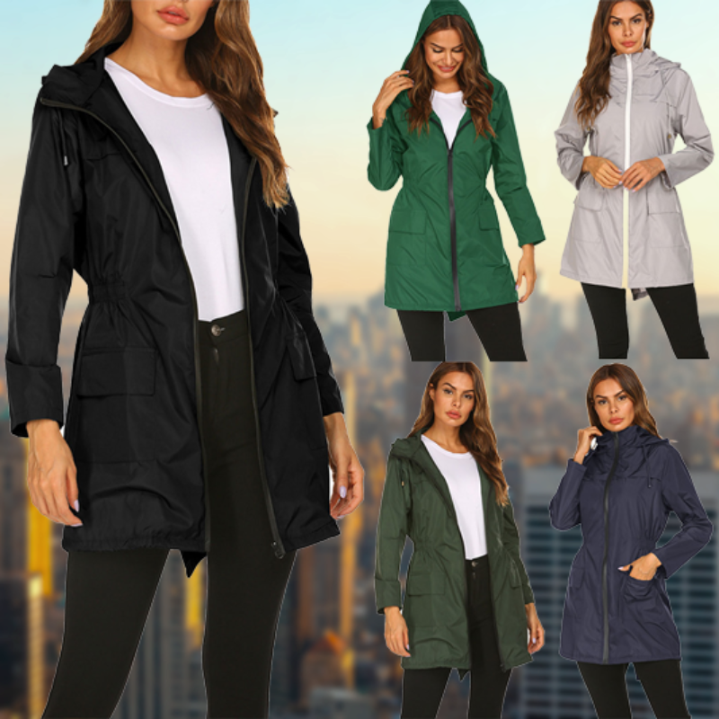 GR | Women's Waterproof Lightweight Rain Jacket