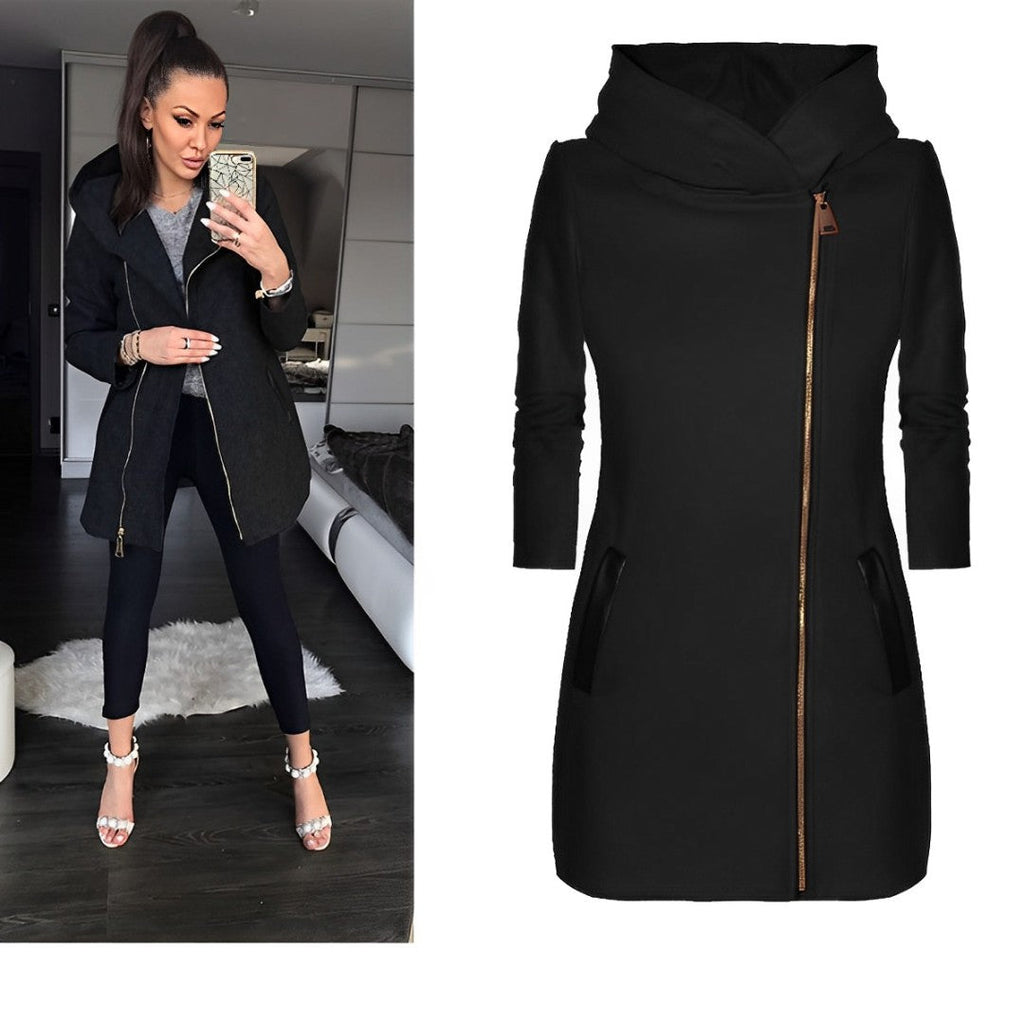 GR - Women's urban hooded coat