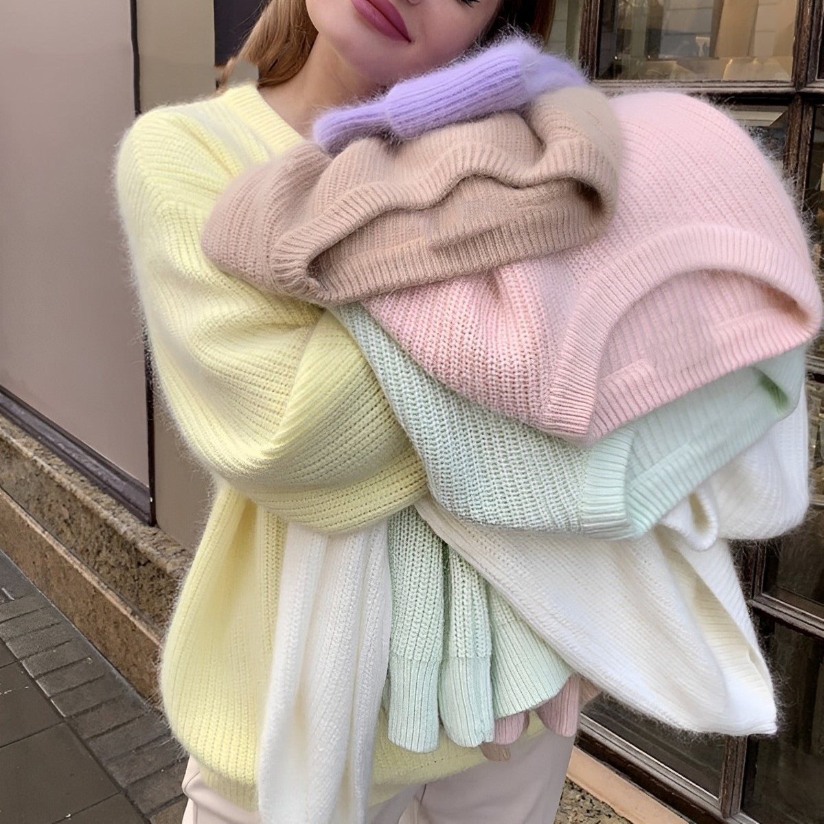 GR | Eleganter Kaschmir|Strickpullover