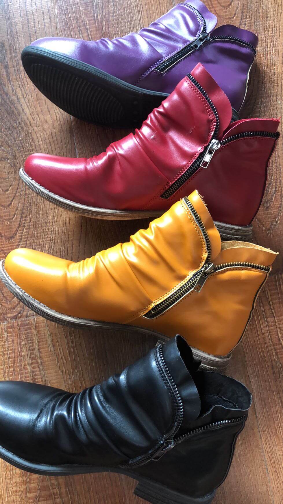 GR | Women's Zipper Boots 