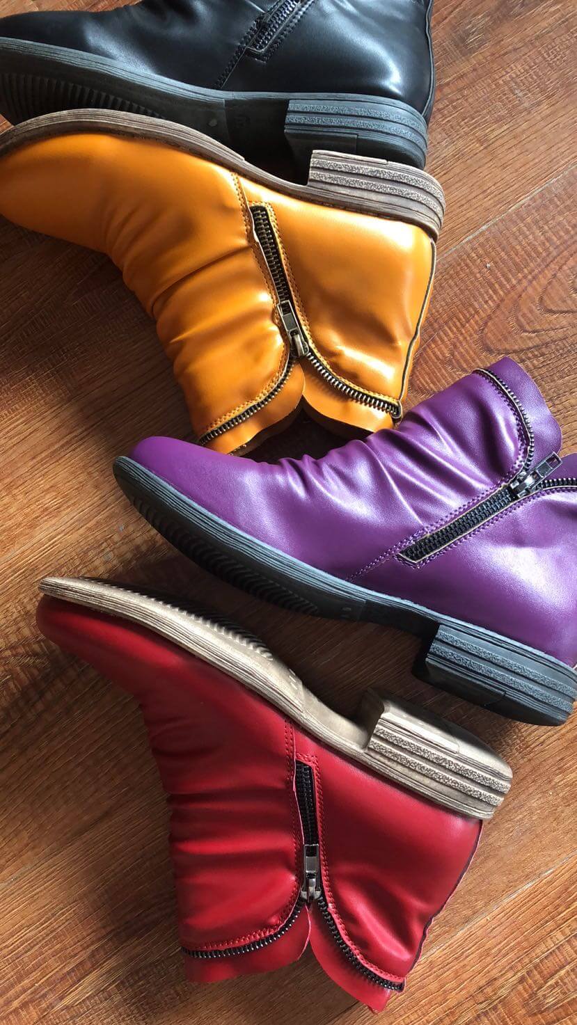 GR | Women's Zipper Boots 
