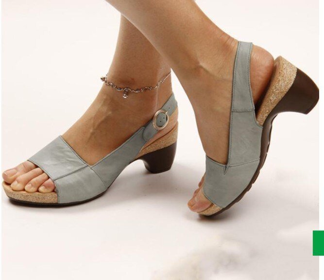 GR | Elegant women's sandals - 2024 fashion shoes 