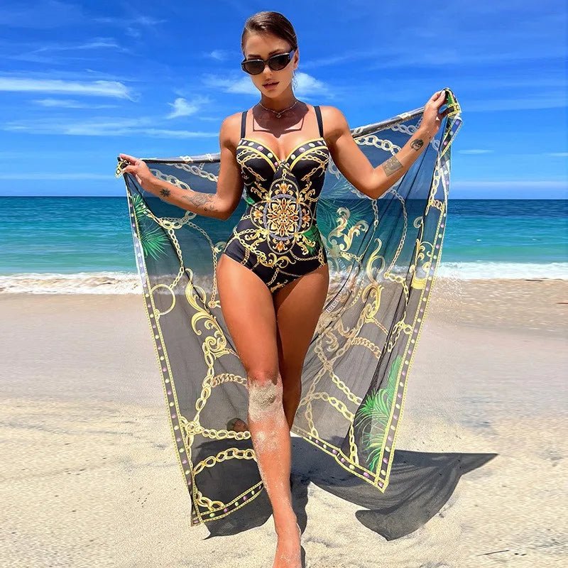 GR | Elegant Tankini Swimsuit Set