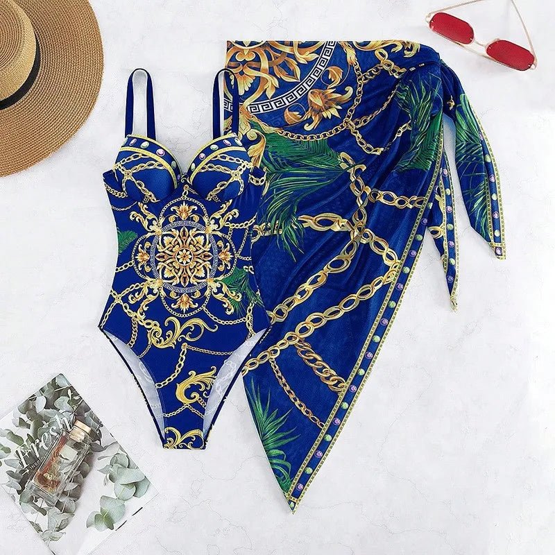 GR | Elegant Tankini Swimsuit Set
