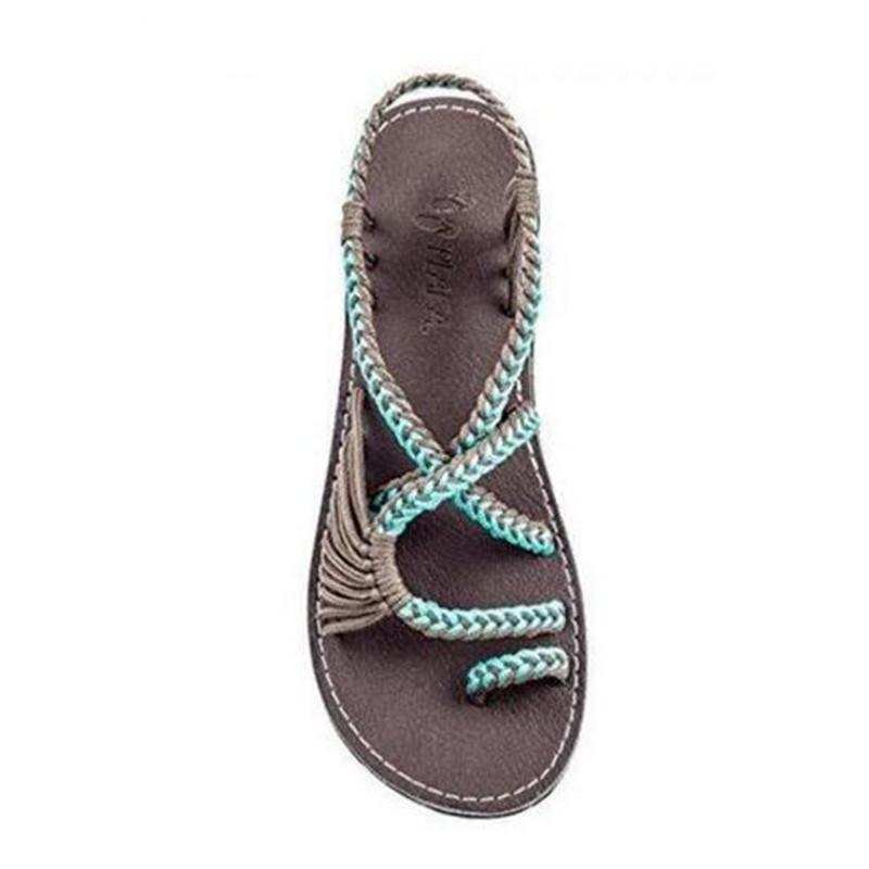 GR | Rope Knot Flat Sandals