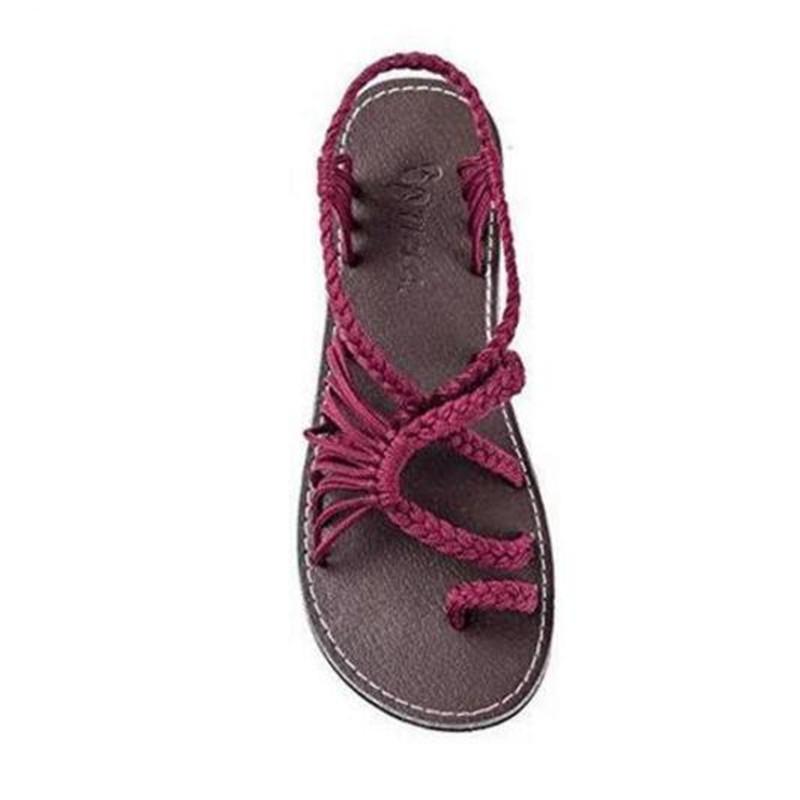 GR | Rope Knot Flat Sandals