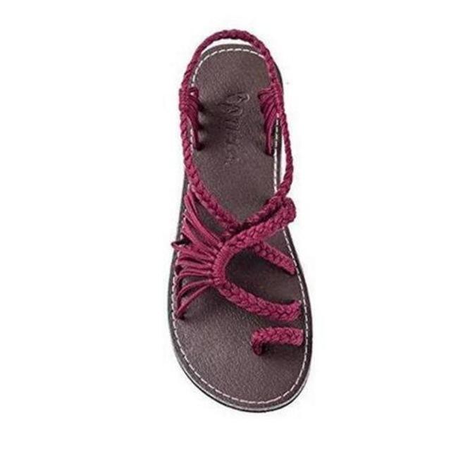 GR | Rope Knot Flat Sandals