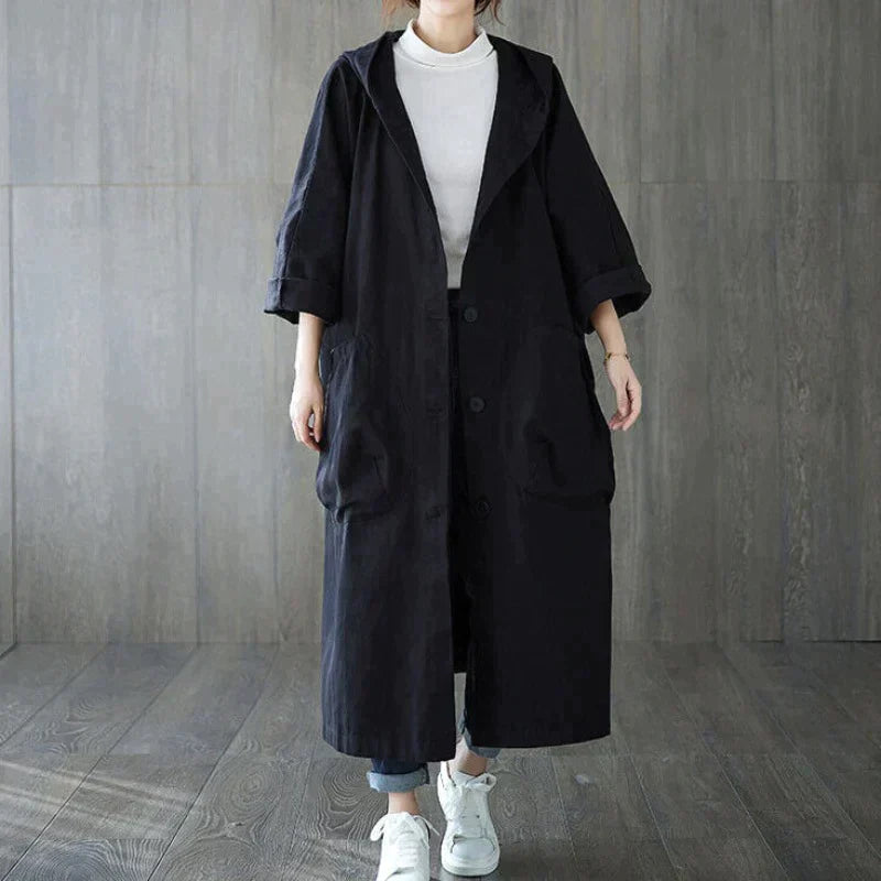 GR | Trench coat with large pockets