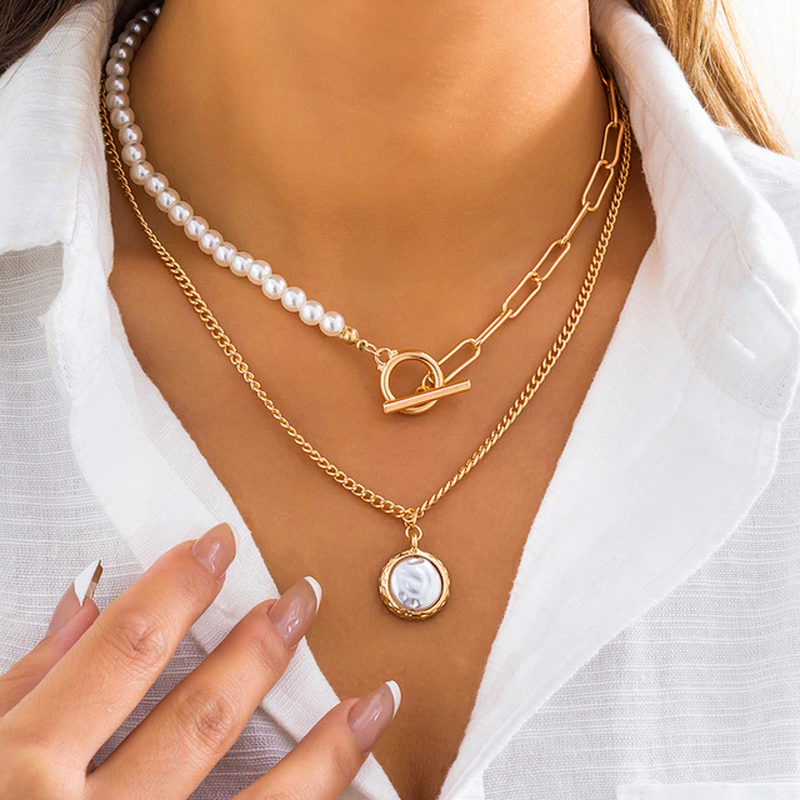 GR | Set - elegant layered women's jewelry