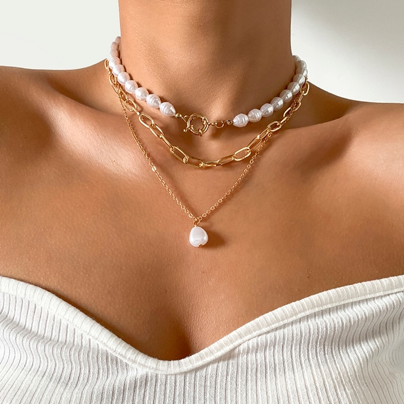GR | Set - elegant layered women's jewelry