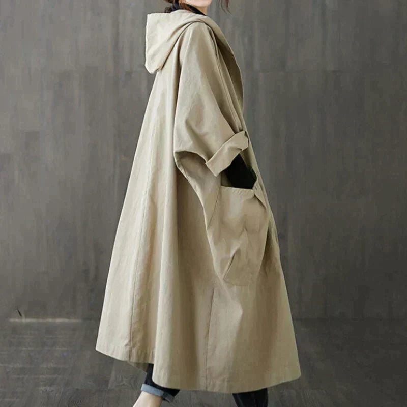 GR | Trench coat with large pockets